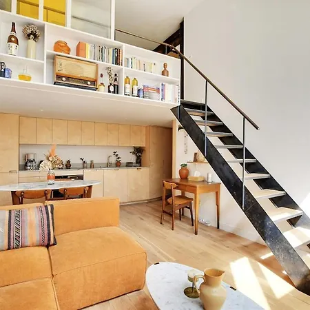 Appartement Bright Loft With Terrace - Belleville *
